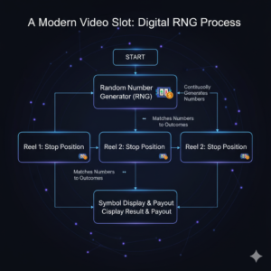 A Modern Video Slot: Digital RNG Process.